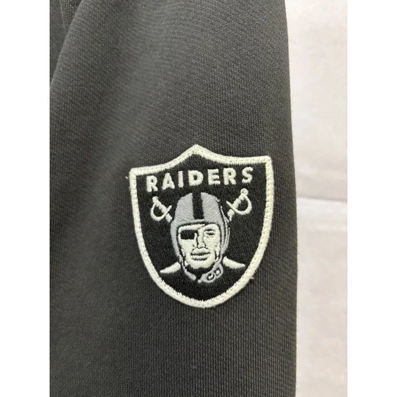 Las Vegas Raiders Shirt Levi's Western Snap HEAVY Jacket Black Long Sleeve Large - Picture 10 of 11